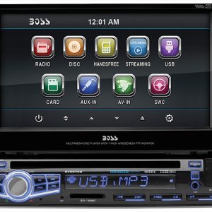 Boss Din BT 7-Up Flip LCD Receiver (AVA-BV9976B)