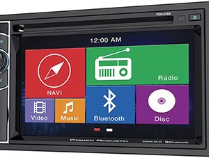 Power Acoustik 2-Din 6.2 GPS BT Mobile 8 Receiver (OW-PDN-626B)