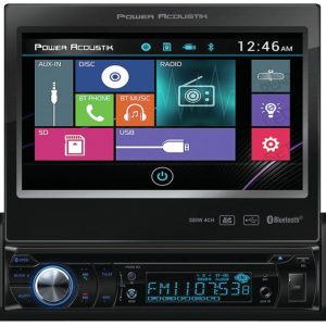 Power Acoustik Din Source w/Motorized 7in LCD (OW-PD-724B)