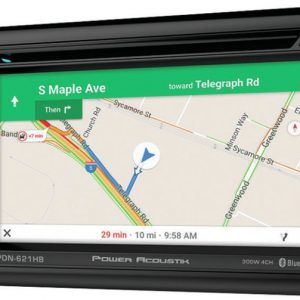 Power Acoustik 2-Din GPS Source w/X2 & BT (OW-PDN-621HB)