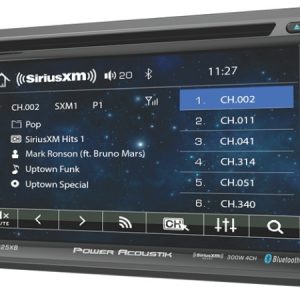 Power Acoustik 2-Din 6.2in LCD w/SXM IFC BT (OW-PD-625XB)