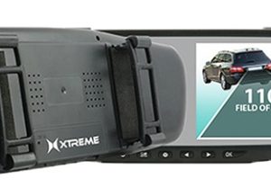 Xtreme Rearview Mirror Dual Dash and Backup Camera (XT-XBC61002BLK)