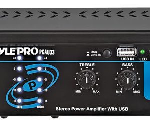 Mini 2 x 75 Watts Stereo Power Amplifier With USB Input (RBPCAU33)