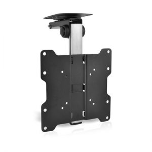 Universal Folding Hide-Away TV Ceiling Mount Bracket Fits Virtually All 17” - 37" TVs  (Flat Panel HDTV, LCD, LED, Plasma and Smart TVs) (PCMTV25)
