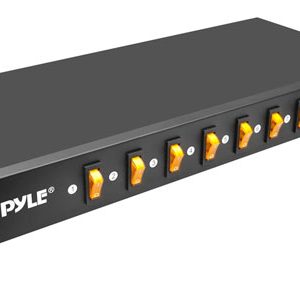 8 Outlet Rack Mount Power Supply Center w/Each Outlet Switch (PDBC10)