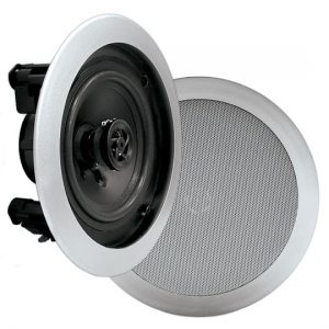 In-Wall / In-Ceiling Dual 8-inch Speaker System, 2-Way, Flush Mount, Silver (PDIC81RDSL)