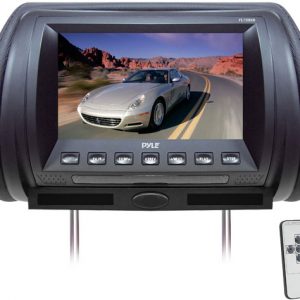 Adjustable Hideaway Headrest 7'' TFT Video Monitor (Black) (RBPL70HRB)