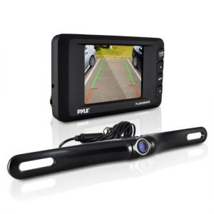 Wireless Rear View Back-up Camera & Monitor Parking/Reverse Assist System, 3.5'' Display, Distance Scale Lines, Night Vision Waterproof Cam, Swivel Angle Adjustable (PLCM3550WIR)