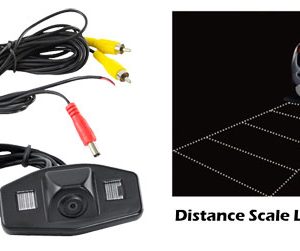 Honda Vehicle Specific Infrared Rear View Backup Camera with Distance Scale Line (PLCMHONDA)
