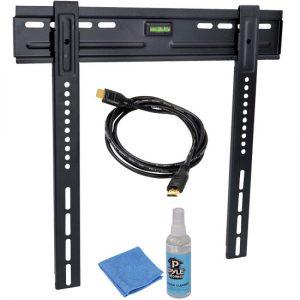 Super Slim Low-profile TV Mount Fits 26-42 Inch Tv, HDMI Cable, and Screen Cleaner Kit (PLEDTKIT1)