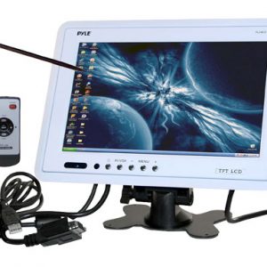 9" Headrest TFT LCD Monitor w/ VGA & Touch Screen (White Color) (RBPLHR9TSW)