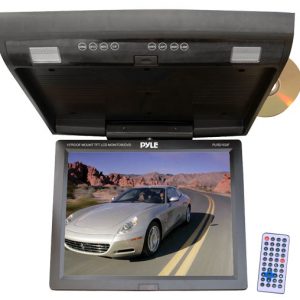 15.1'' Flip Down Monitor w/ Built In DVD/SD/USB player w/ Wireless FM Modulator/ IR Transmitter (PLRD153IF)