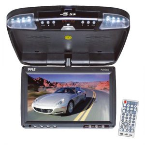 8.5" Flip Down Monitor & DVD player with Wireless FM Modulator/ IR Transmitter (RBPLRD85)
