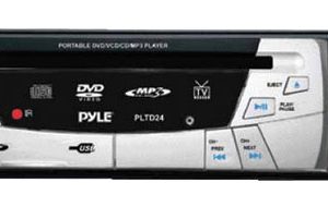 Universal Mount Mobile DVD/MP4/VCD/WMA/CD/CD-R/CD-RW Player w/TV Tuner (RBPLTD24)