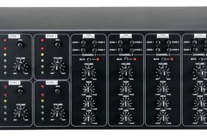 90x4 Watt Multi Source & Zone Power Amplifier w/ 25 & 70 Volt Output (RBPMZ300A)