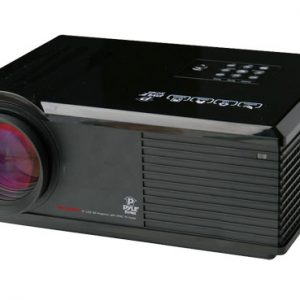 LED Widescreen Projector with Up To 120-Inch Viewing Screen, Built-In Speakers, & ATSC TV Tuner (PRJ3D99TU)