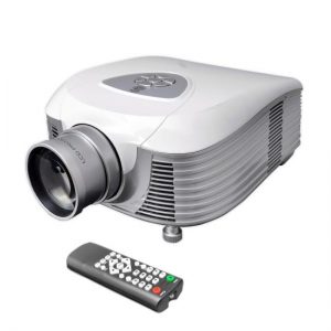LED Widescreen Projector, 1080p Support, HDMI Input, up to 100-Inch Viewing Screen (PRJLE55)