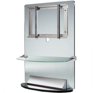 23"-42" Flat Panel TV Wall Unit with Acrylic & Steel Shelf (PSPSF101B)