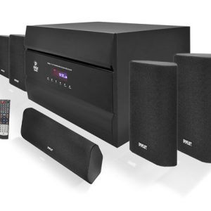 400-Watt 5.1 Channel Home Theater System with AM/FM Tuner, CD, DVD & MP3 Player Compatible (PT628A)