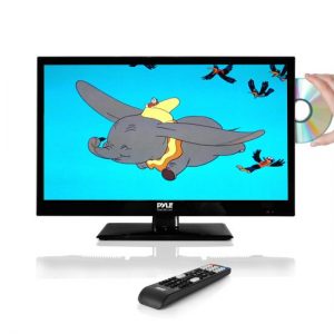 18.5’’ LED TV - HD Television with Built-in CD/DVD Player, 1080p Support (PTVDLED19)