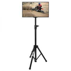 Portable Tripod TV Stand - Television LCD Flat Panel Monitor Mount (For TVs up to 32’’) (PTVSTNDPT3215)