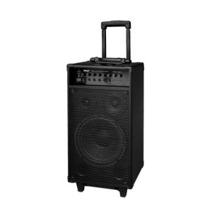 Wireless Portable Bluetooth PA Speaker System, Built-in Rechargeable Battery, Wireless Microphone, iPod Dock, 800 Watt (PWMA1080IBT)
