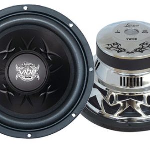 Vibe 10" 1200 Watt Dual 4 Ohm Chrome Subwoofer (VW10D)