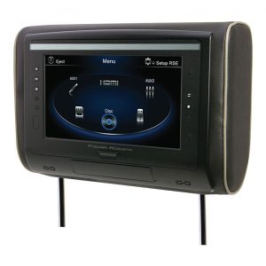 Power Acoustik 9" Headrest DVD 3 Color Skins HDVD94
