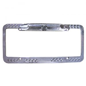 CAMERA TVIEW LICENSE PLATE FRAME *SILVER* LS300NVSL
