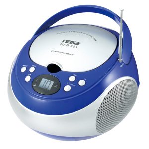 Naxa Portable CD Player with AM/FM Blue NPB251BL