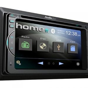 Audiopipe 6.2" DVD/CD Fixed Panel Receiver GPS bluetooth AM/FM USB/SD Remote RAD1750GB