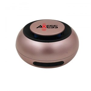 Axess Water Resist. Bluetooth Speaker Built In Rechargeable Battery & Aux Input Rose Gold SPBW1048RG