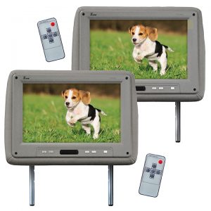 MONITOR 11.2" WIDESCREEN GRAY IN HEADREST;TVIEW;REMOTE T110PLGR