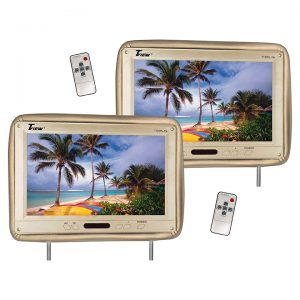 Tview 12.1" Headrest Monitor IR Transmitter Remotes Tan Pair T122PLTAN