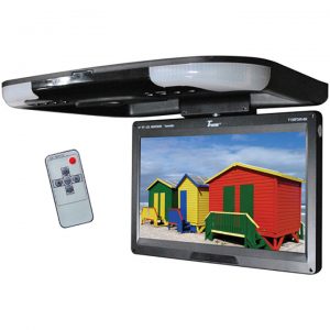 Tview 13" TFT Flip Down Monitor IR Transmitter Remote Black T135FDIRBK