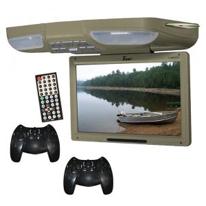 Tview 13" Flip Down Monitor Built in DVD 2 joysticks USB/SD T138DVFDTAN