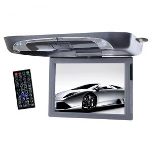 Tview 15" Flip Down Monitor with DVD Player USB/SD IR/FM Transmitters T1591DVFDGR